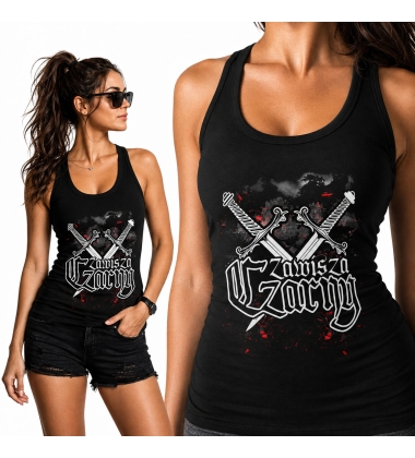 Damski tank-top ZAWISZA CZARNY